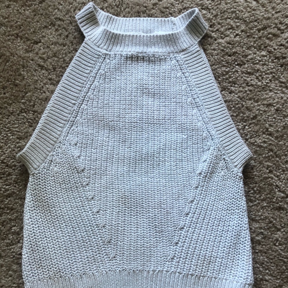 Sweater crop top